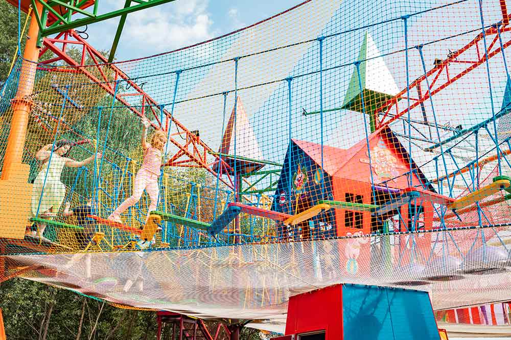 Enjoy theme parks and try kid-friendly adventures