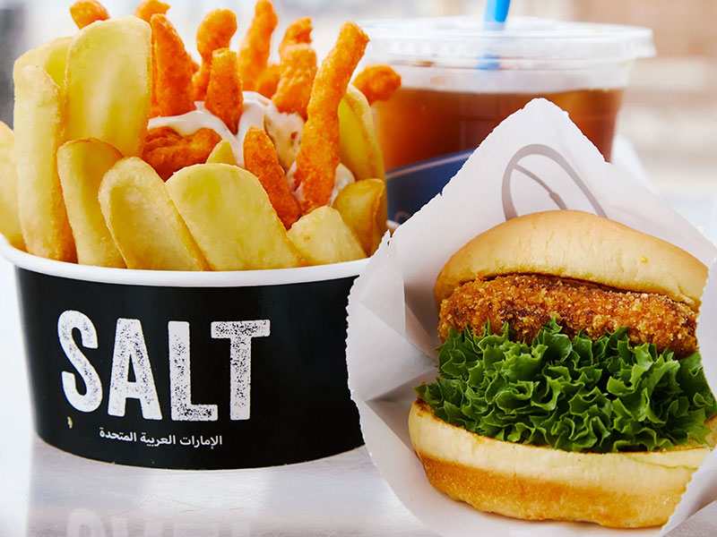 Salt in Dubai burger 