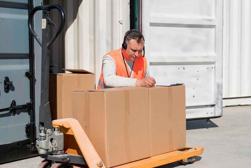 Courier your parcel by visiting a shipping company