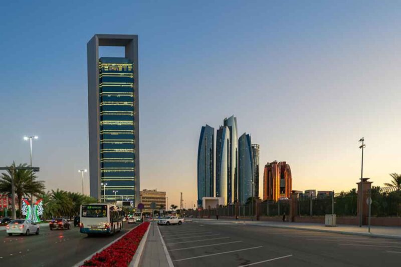 Abu dhabi skyline 