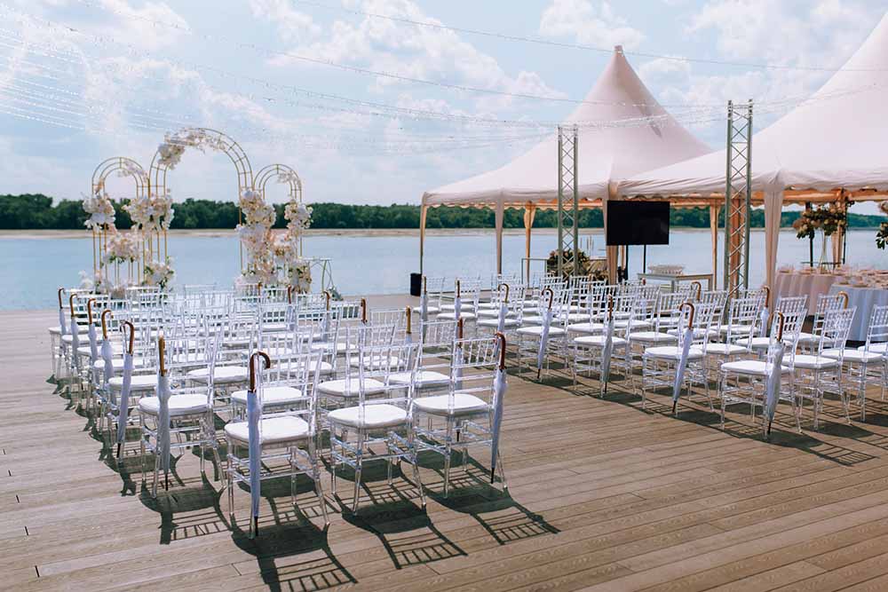 Lakeside wedding venue