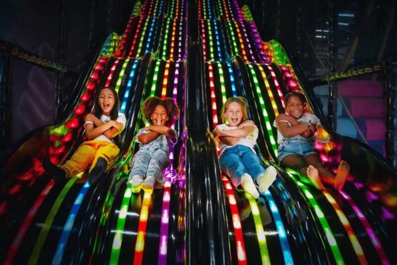 Fun at Neon Galaxy Dubai Parks and Resorts