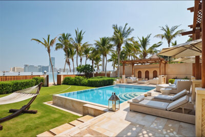 A pool in a resort of Dubai