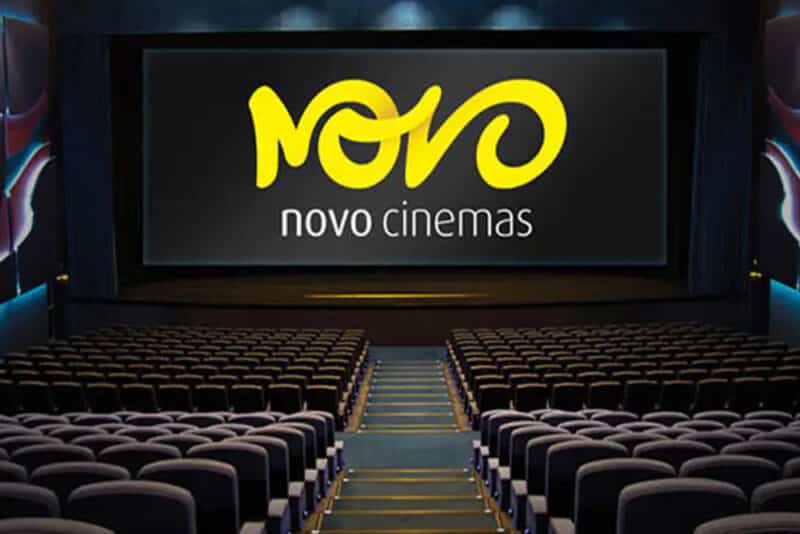 A logo of Novo Cinemas