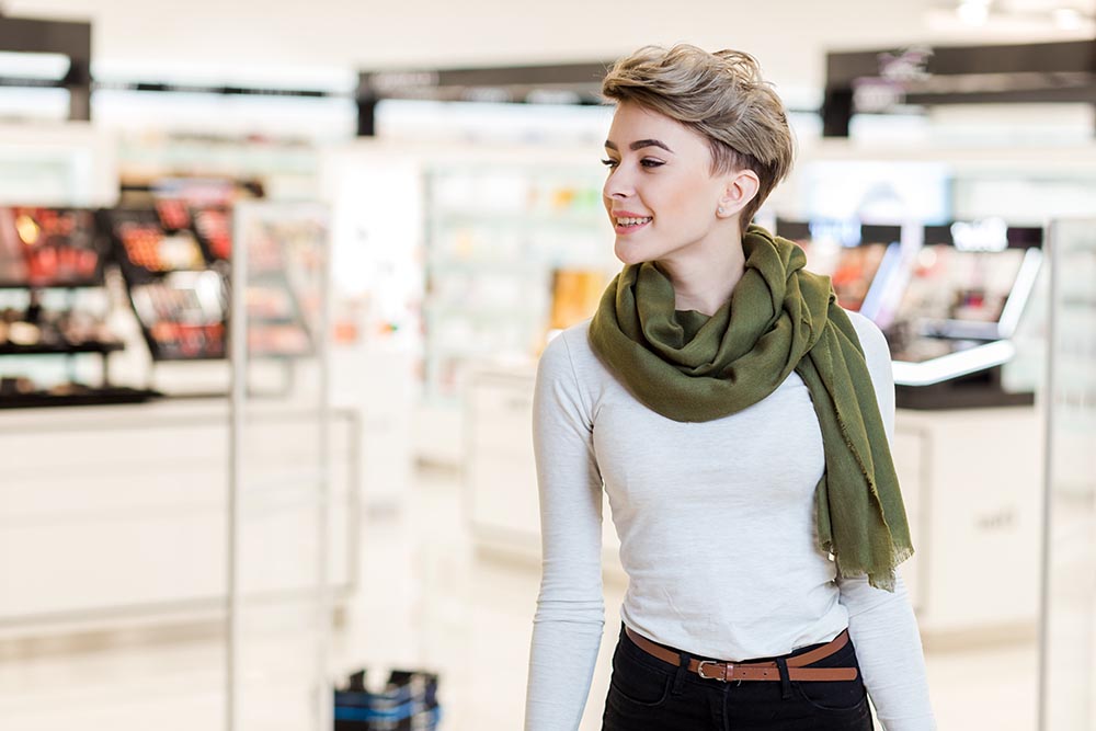 Duty-free shopping at UAE airport