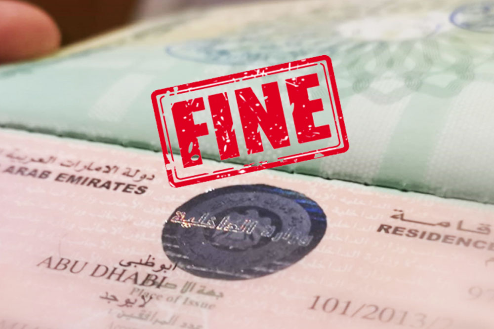 Overstaying in the UAE can impose a fine of AED 50 per day 