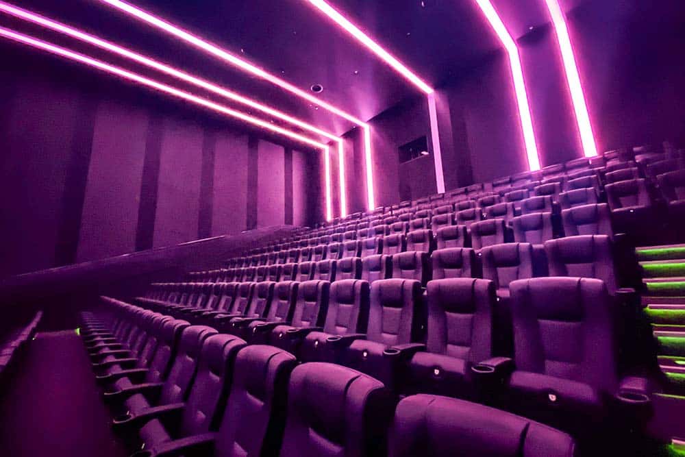 Indoor seating of Novo Cinema in Dubai