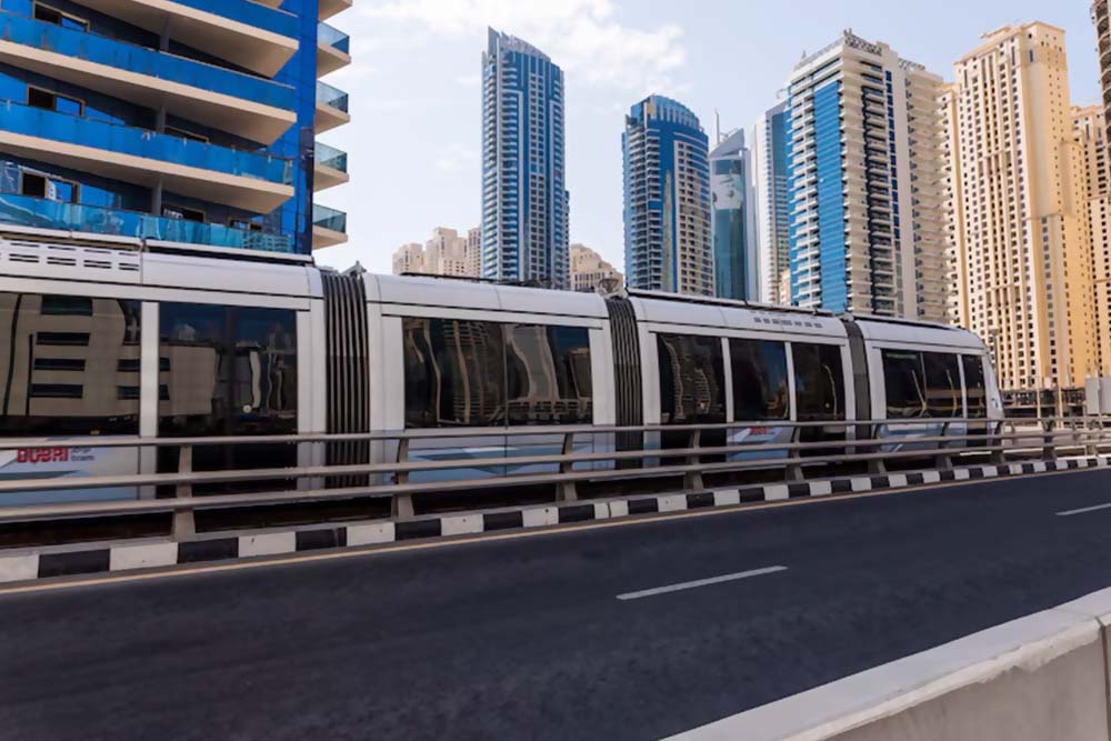 Public transport buses in Sharjah