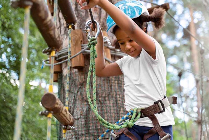 Kid friendly zipline parks in the UAE