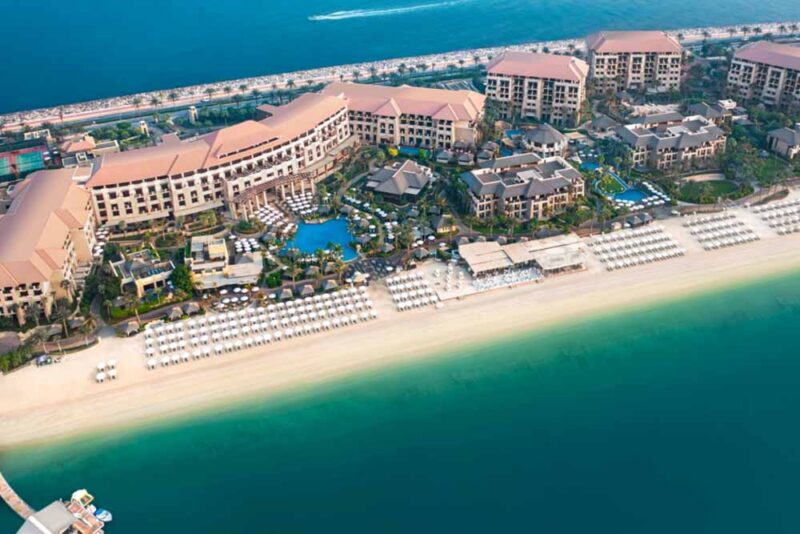 A luxurious beach front resort in Dubai 