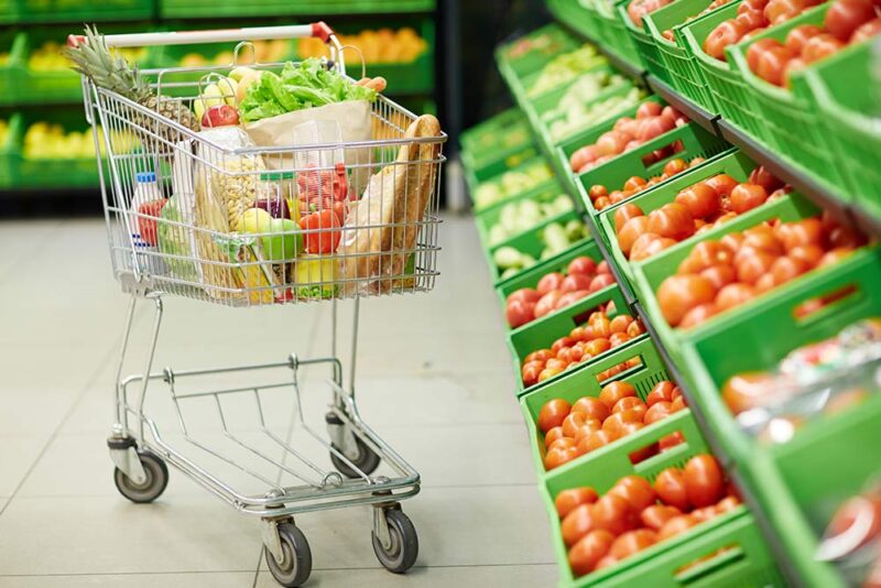 grocery items at union coop supermarket