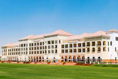 Front view of Al Habtoor Polo Club