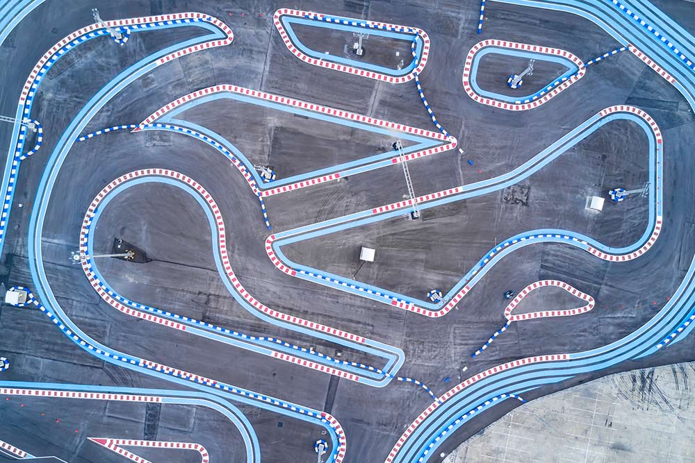 Go-karting track in Abu Dhabi