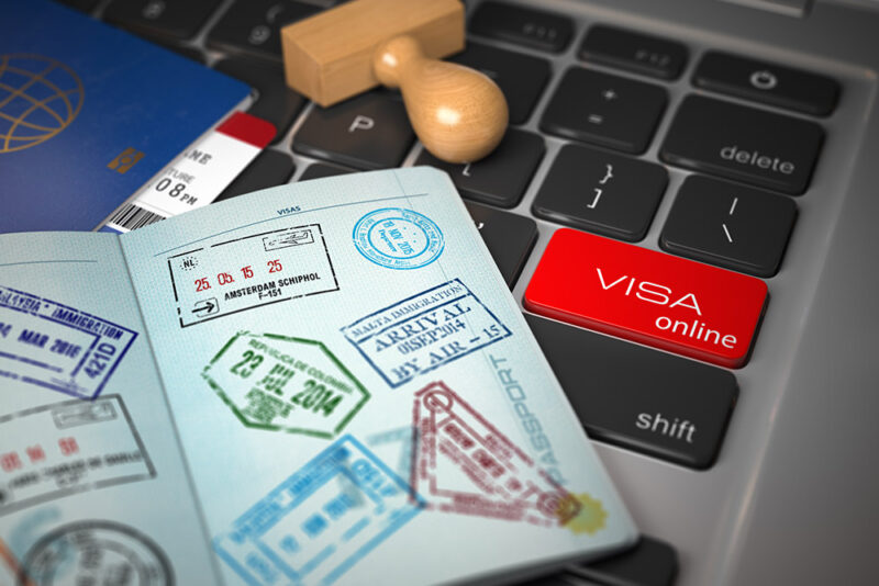 A visa stamp on a passport is necessary for entry into the UAE for most countries 