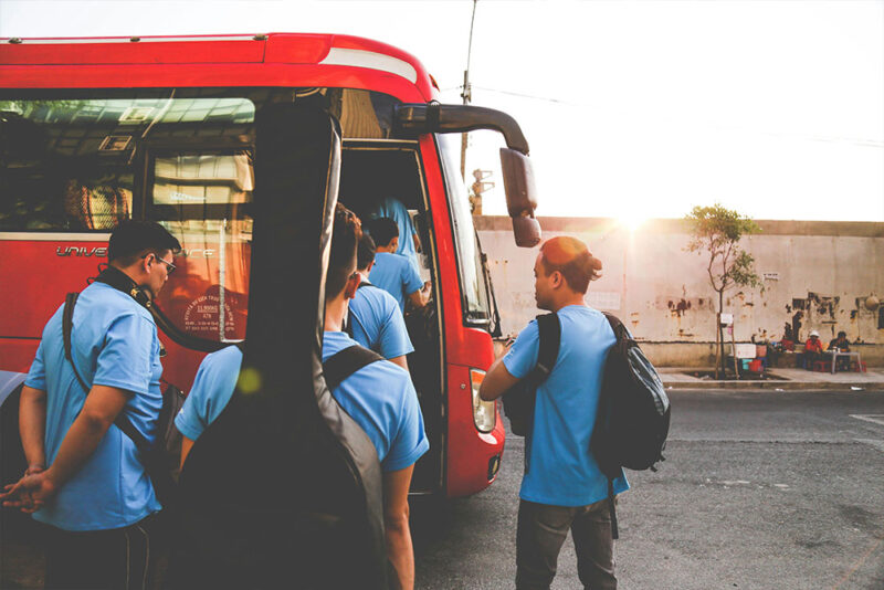 Dubai rental bus 