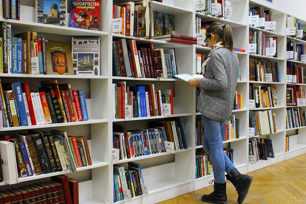 Library in an IGCSE school in Dubai