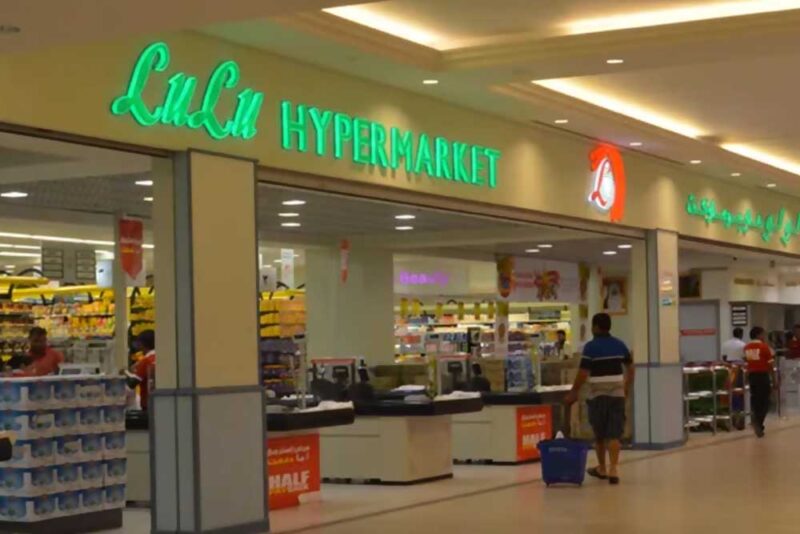 Image of Lulu hypermarket in a mall