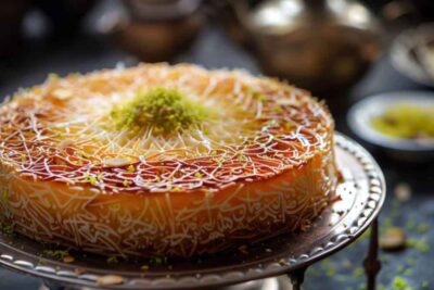 Kunafa Arabic dessert