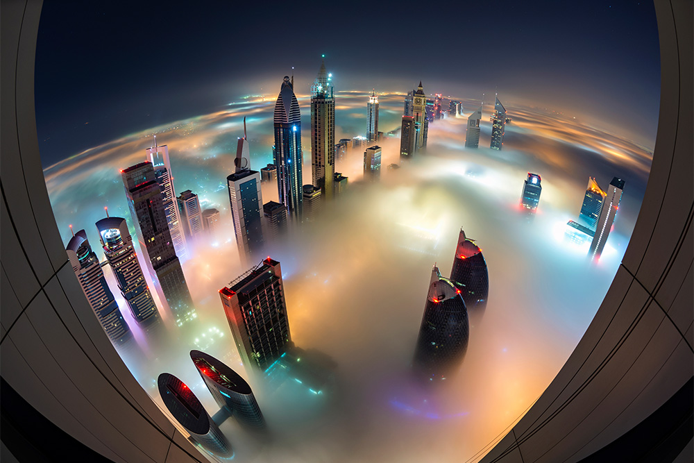 Illusion city in Dubai