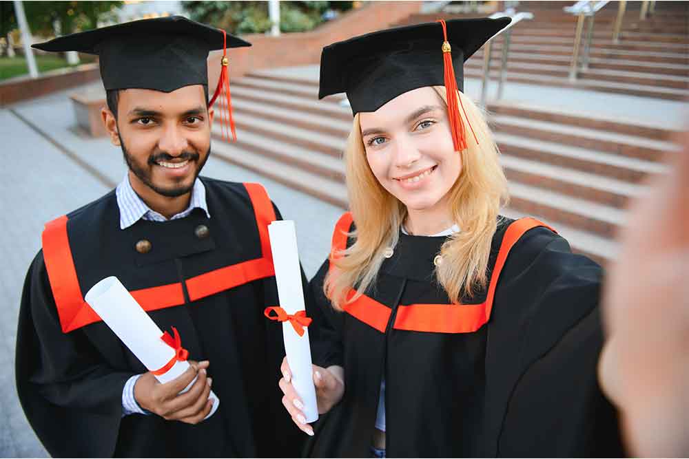 students at graduation from british universities in dubai