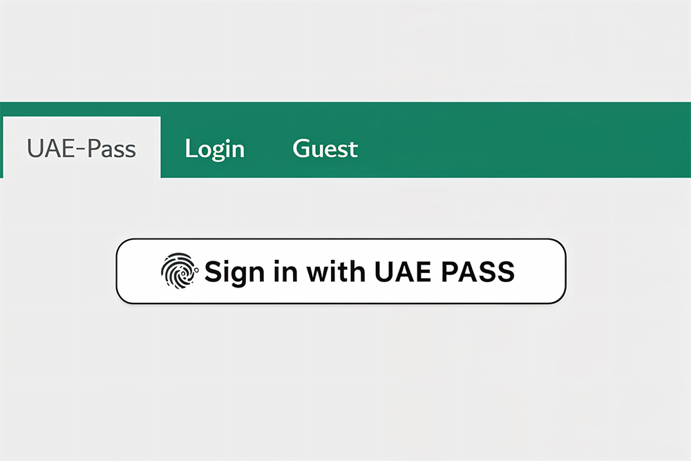 Sign in using UAE Pass to apply for DED Dubai e-services