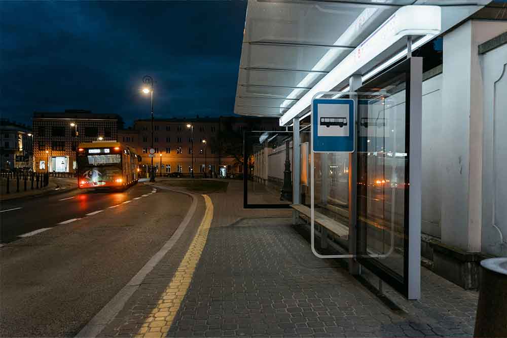 Well-facilitated bus stops in Dubai 