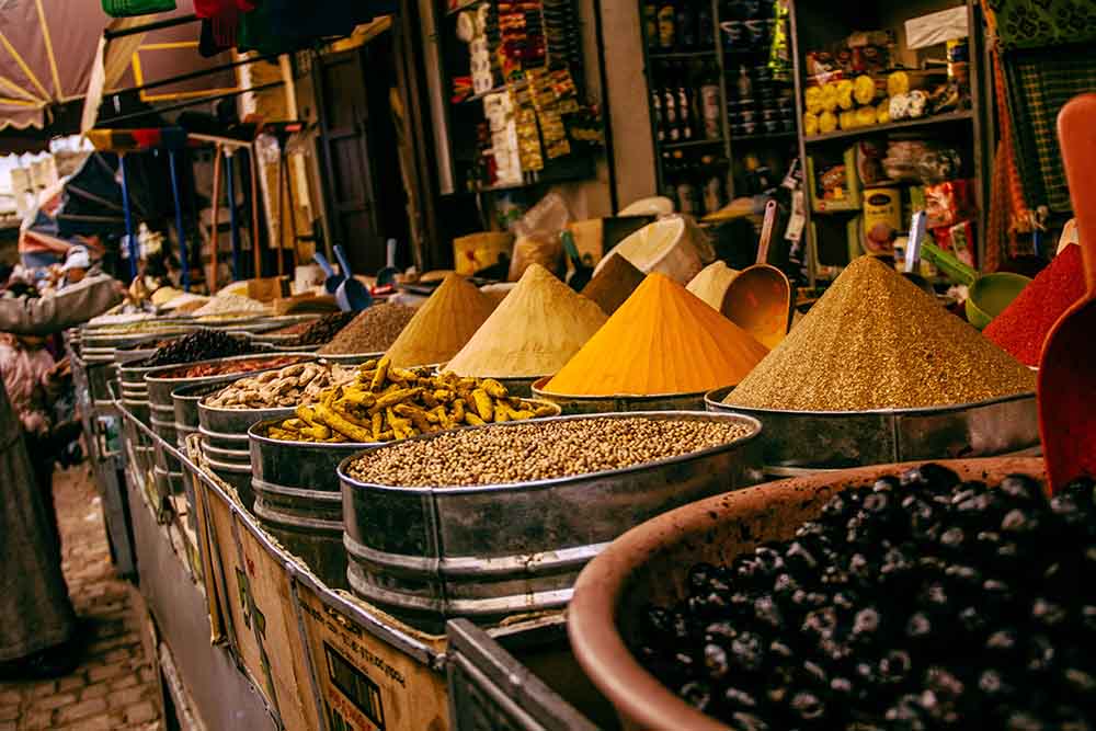 Spices in Sharjah market 