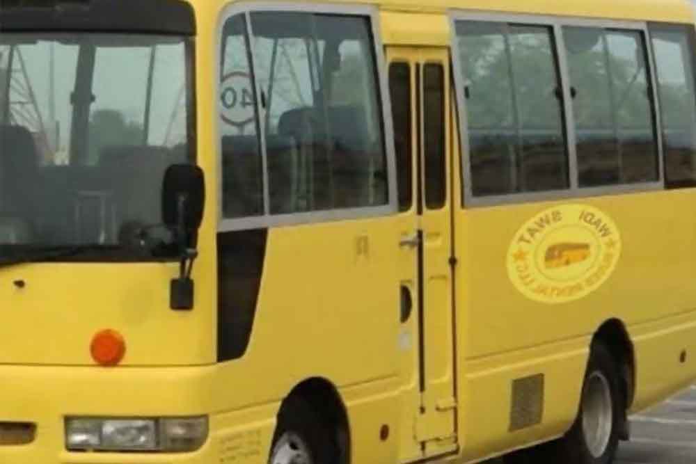 transport school bus in Dubai 