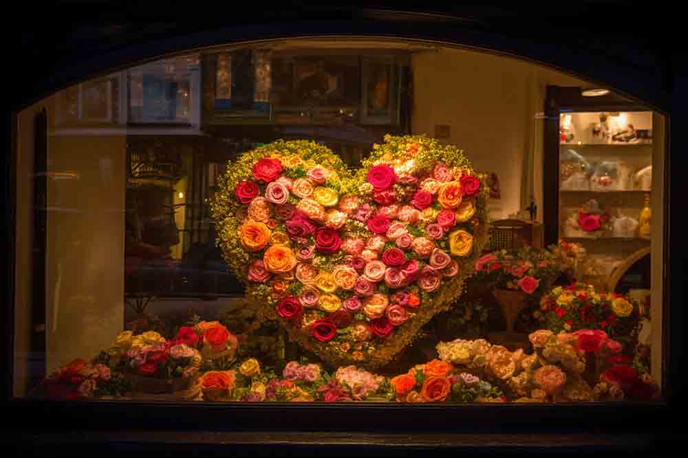 Heart shaped bouquet