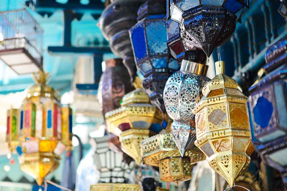 Blue souq in Sharjah 