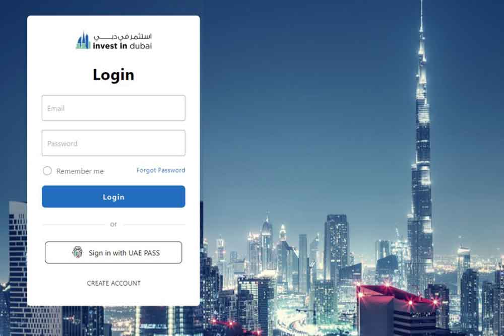 Use Invest in Dubai website to easily apply for e-services 