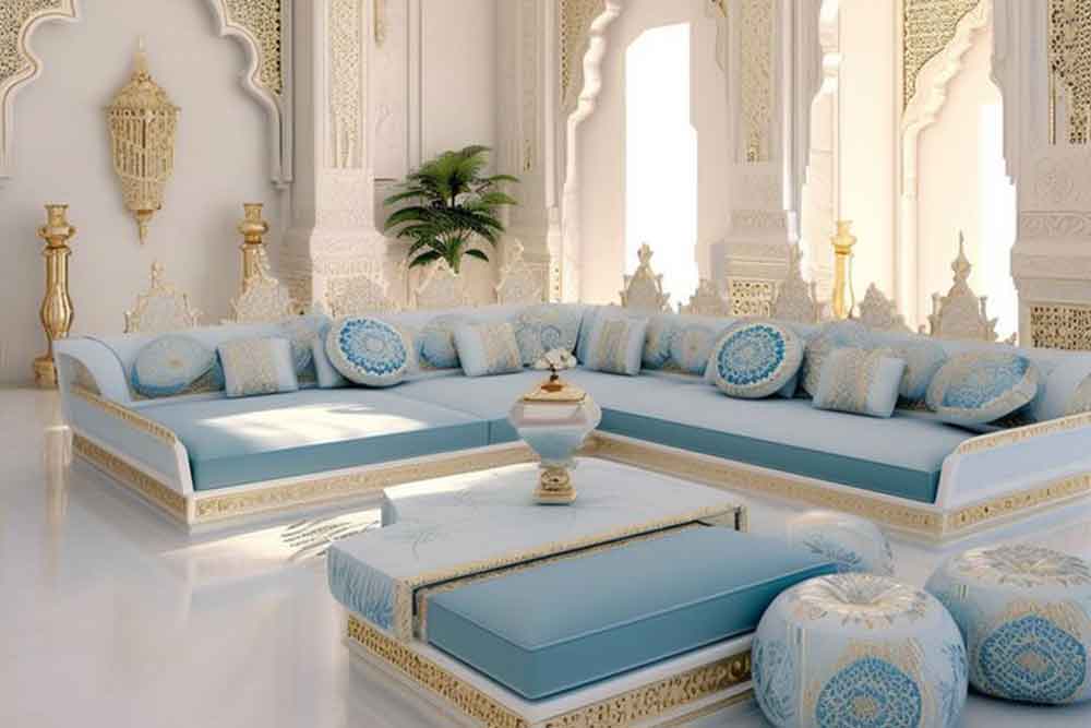 Majlis space with interiors