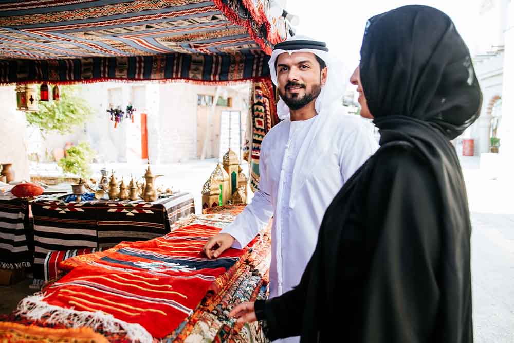 Shopping in Sharjah souks 