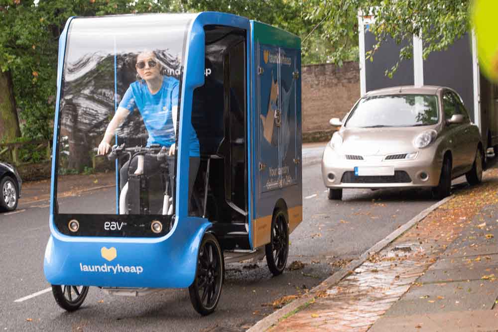 laundry heap’s sustainable delivery service