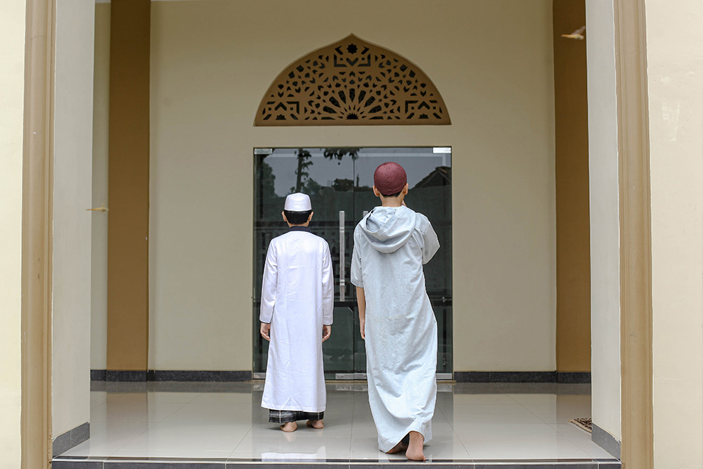 Mosque entrance in Al Qasimia