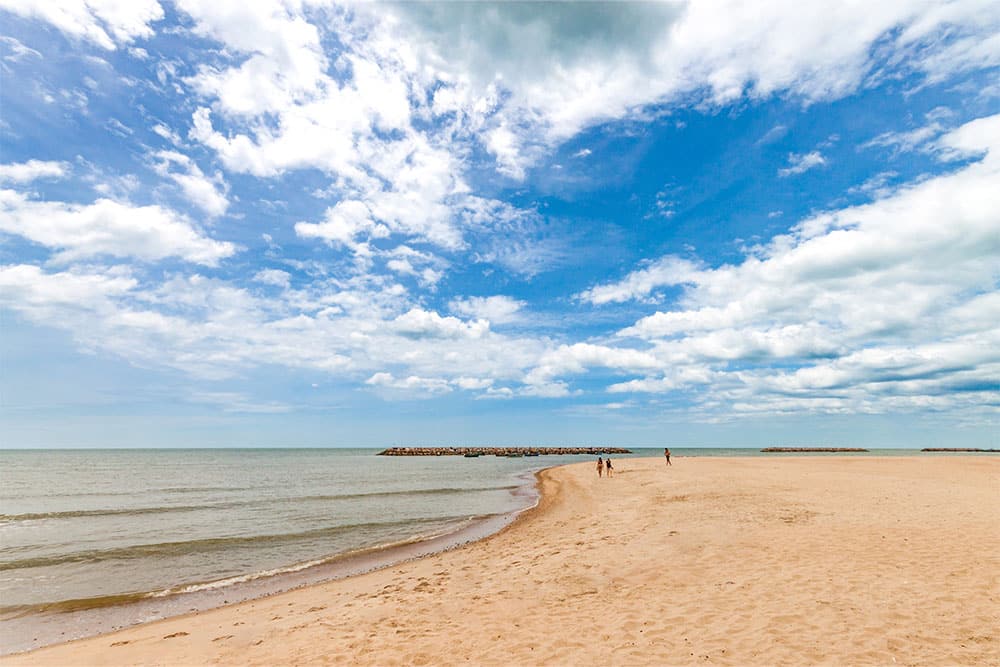 peaceful beaches