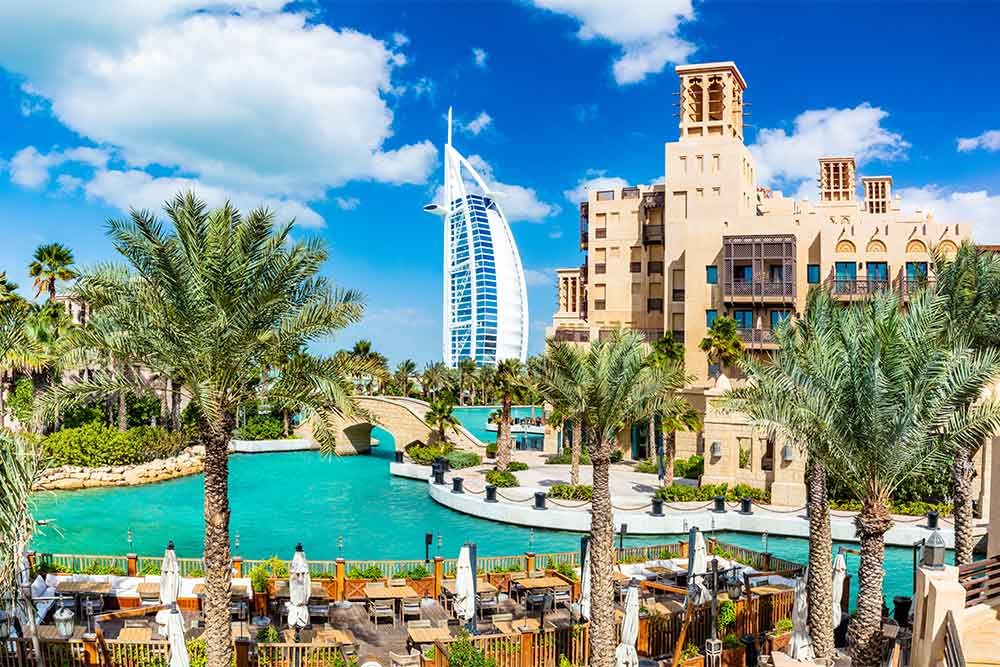 View of Burj-al-Arab from Jumeirah 3 