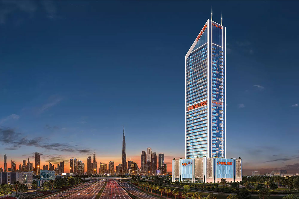 Danube Oasiz offers breathtaking views of Dubai skyline