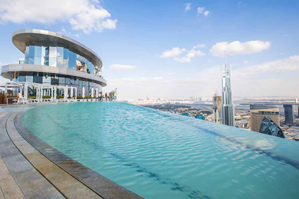 CE LA VI Infinity Pool Dubai 