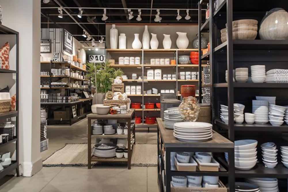 Contemporary homeware store