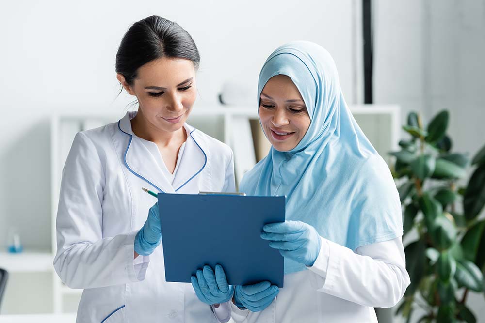 Two Arabian doctors, Health services