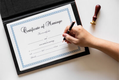 Marriage certificate UAE)