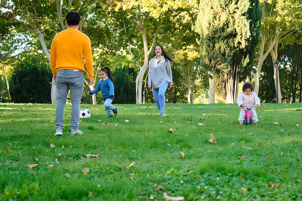 playing in Al Mahatta Park in Sharjah