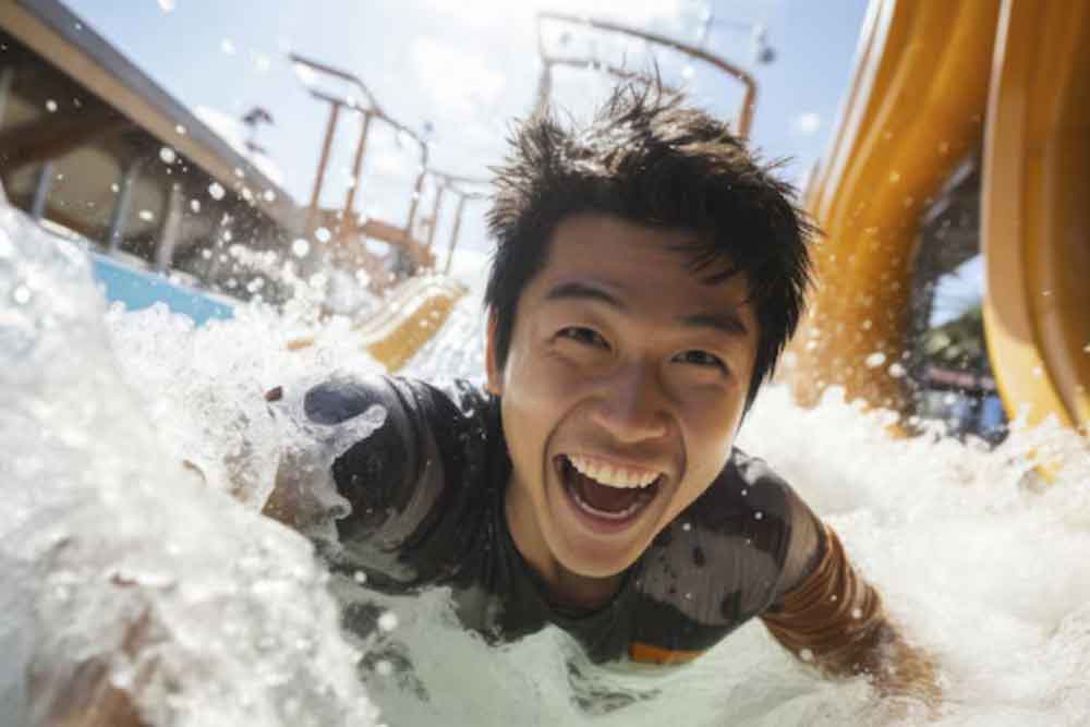 Water slides at Aquaventure