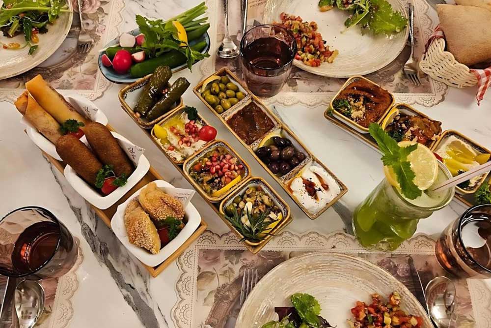 delicious food served at Sultan Saray