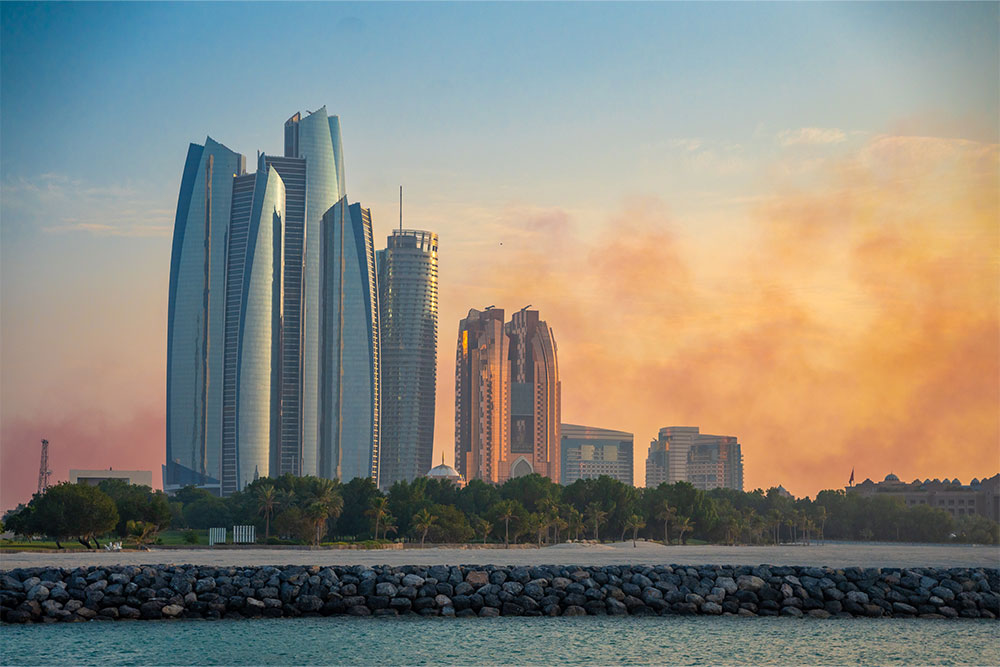 Abu dhabi skyline