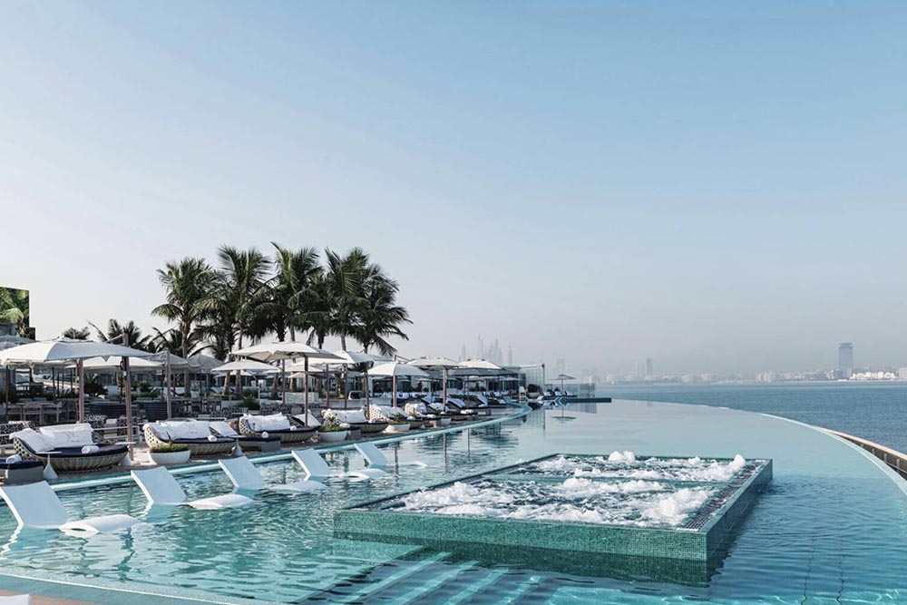 Infinity pool at SAL Dubai