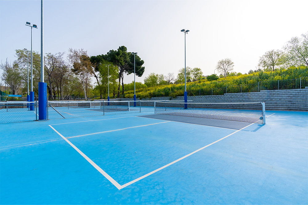 Tennis curt at Dubai Ladies club