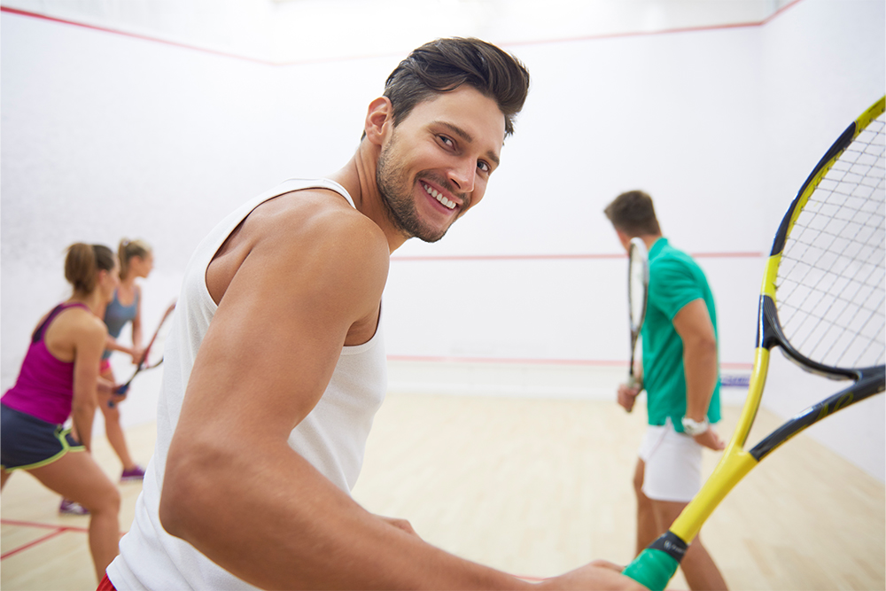 squash courts in dubai