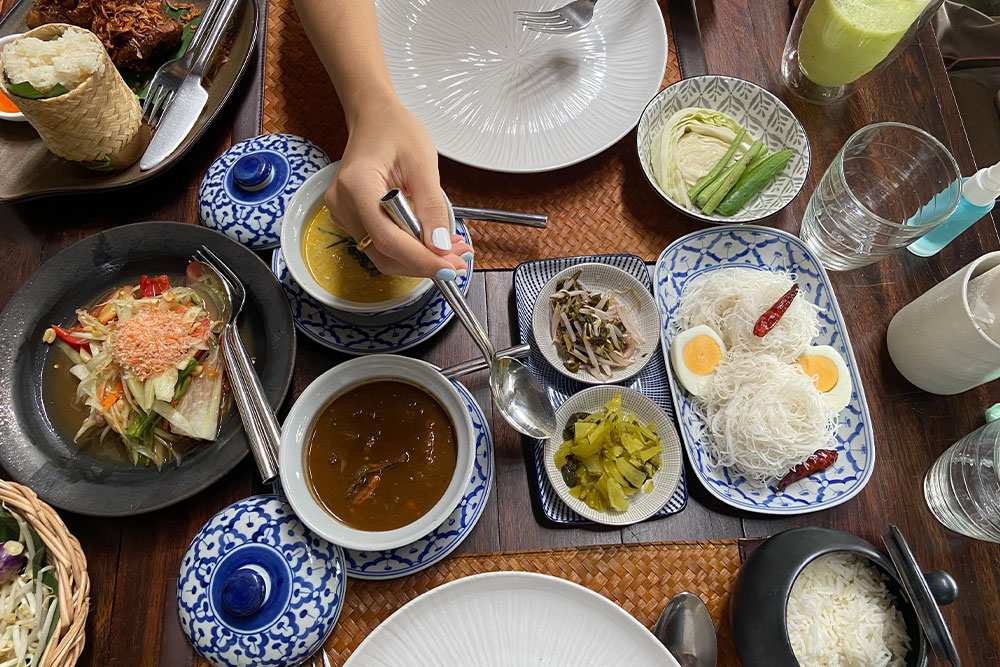 Authentic Thai Food Served in a Thai Restaurant in Dubai